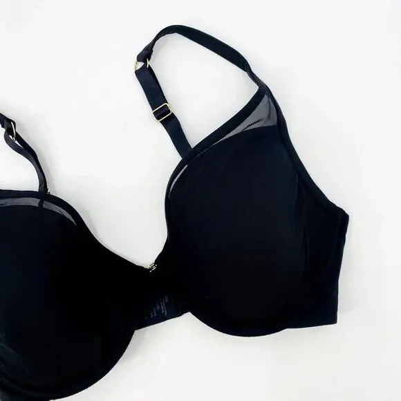 Thirdlove 24/7 Classic Uplift Plunge Bra Black